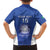 Italy Rugby Custom Family Matching Off Shoulder Short Dress and Hawaiian Shirt Go Gli Azzurri - Wonder Print Shop