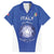 Italy Rugby Custom Family Matching Off Shoulder Short Dress and Hawaiian Shirt Go Gli Azzurri - Wonder Print Shop