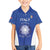 Italy Rugby Custom Family Matching Short Sleeve Bodycon Dress and Hawaiian Shirt Go Gli Azzurri - Wonder Print Shop