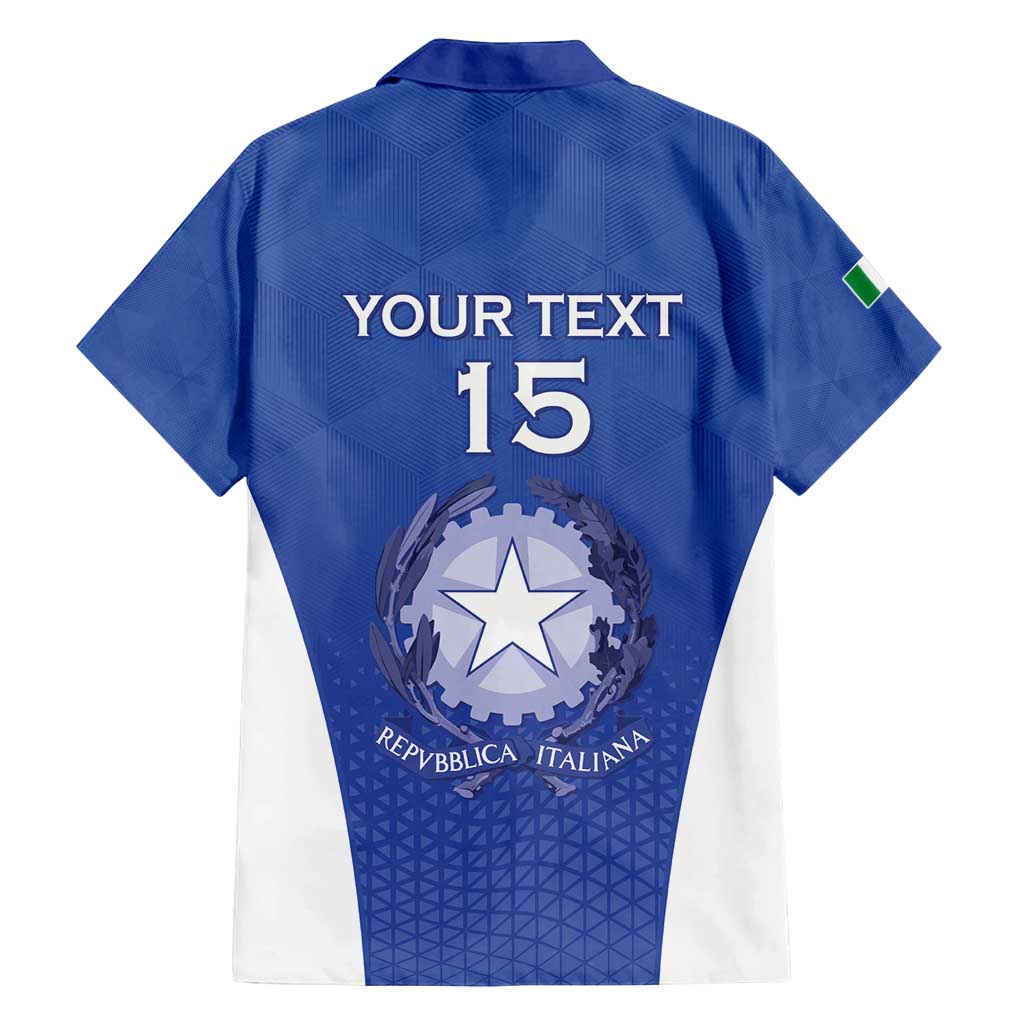 Italy Rugby Custom Family Matching Tank Maxi Dress and Hawaiian Shirt Go Gli Azzurri - Wonder Print Shop