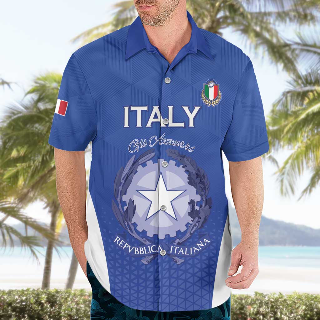 Italy Rugby Custom Hawaiian Shirt Go Gli Azzurri - Wonder Print Shop