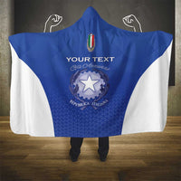 Italy Rugby Custom Hooded Blanket Go Gli Azzurri - Wonder Print Shop