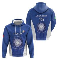 Italy Rugby Custom Hoodie Go Gli Azzurri - Wonder Print Shop