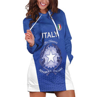 Italy Rugby Custom Hoodie Dress Go Gli Azzurri - Wonder Print Shop