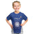 Italy Rugby Custom Kid T Shirt Go Gli Azzurri - Wonder Print Shop