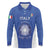 Italy Rugby Custom Long Sleeve Polo Shirt Go Gli Azzurri - Wonder Print Shop