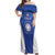 Italy Rugby Custom Off Shoulder Maxi Dress Go Gli Azzurri - Wonder Print Shop