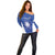 Italy Rugby Custom Off Shoulder Sweater Go Gli Azzurri - Wonder Print Shop