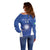 Italy Rugby Custom Off Shoulder Sweater Go Gli Azzurri - Wonder Print Shop