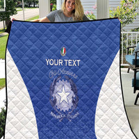Italy Rugby Custom Quilt Go Gli Azzurri - Wonder Print Shop