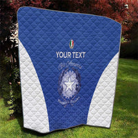 Italy Rugby Custom Quilt Go Gli Azzurri - Wonder Print Shop