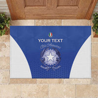 Italy Rugby Custom Rubber Doormat Go Gli Azzurri - Wonder Print Shop