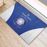 Italy Rugby Custom Rubber Doormat Go Gli Azzurri - Wonder Print Shop