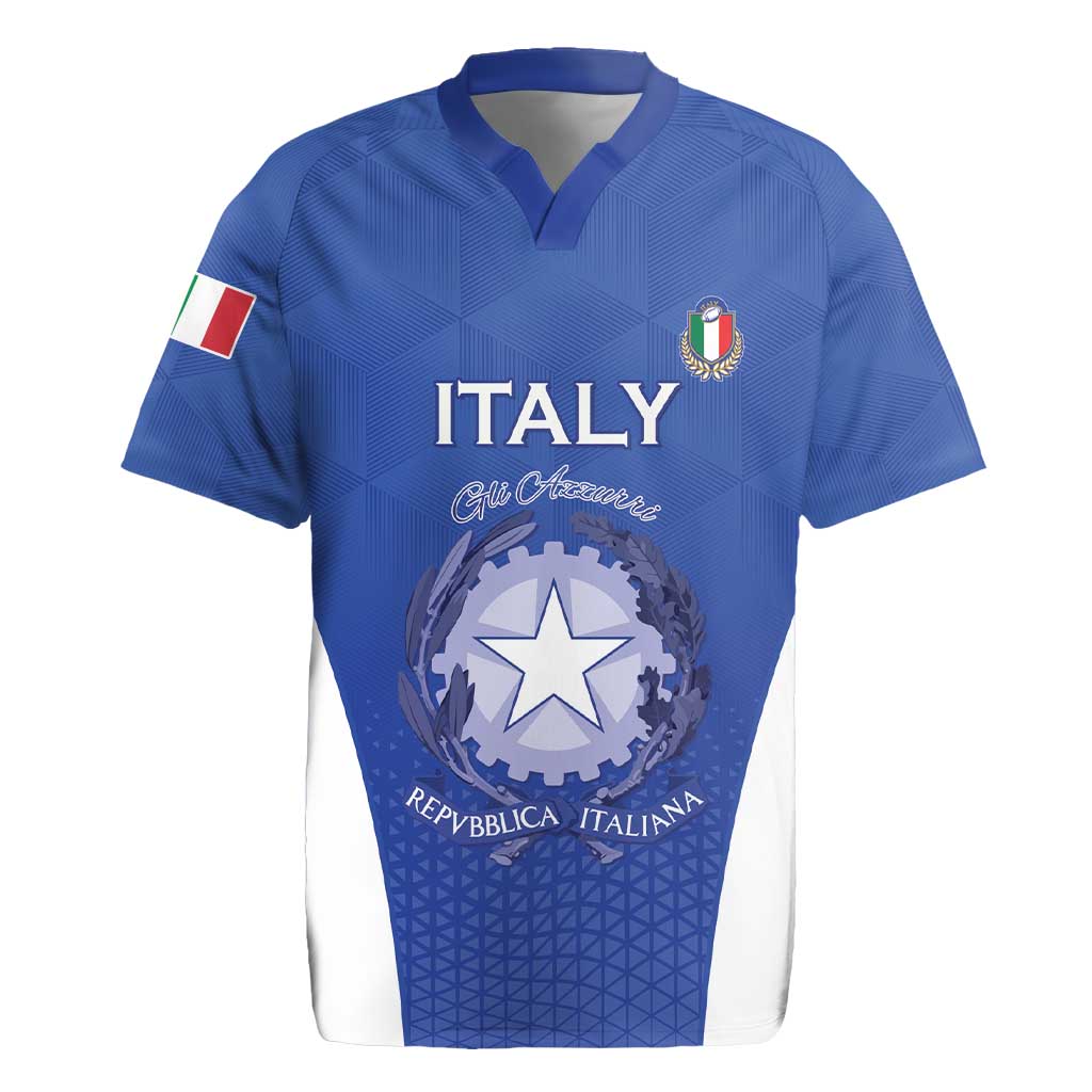 Italy Rugby Custom Rugby Jersey Go Gli Azzurri - Wonder Print Shop