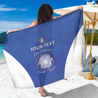 Italy Rugby Custom Sarong Go Gli Azzurri - Wonder Print Shop