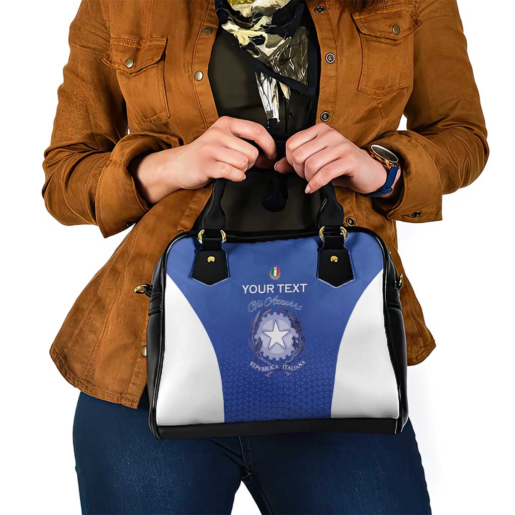 Italy Rugby Custom Shoulder Handbag Go Gli Azzurri - Wonder Print Shop