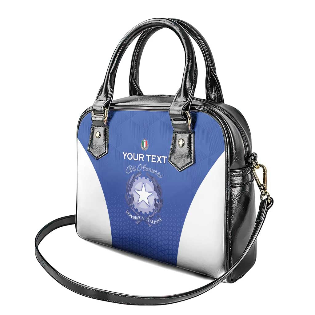 Italy Rugby Custom Shoulder Handbag Go Gli Azzurri - Wonder Print Shop