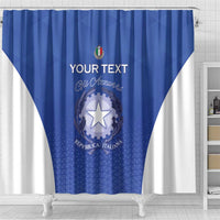 Italy Rugby Custom Shower Curtain Go Gli Azzurri - Wonder Print Shop