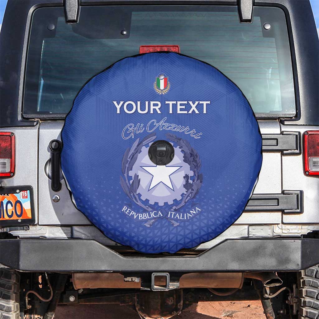 Italy Rugby Custom Spare Tire Cover Go Gli Azzurri - Wonder Print Shop