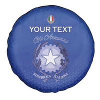 Italy Rugby Custom Spare Tire Cover Go Gli Azzurri - Wonder Print Shop