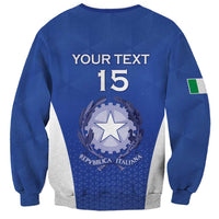Italy Rugby Custom Sweatshirt Go Gli Azzurri - Wonder Print Shop