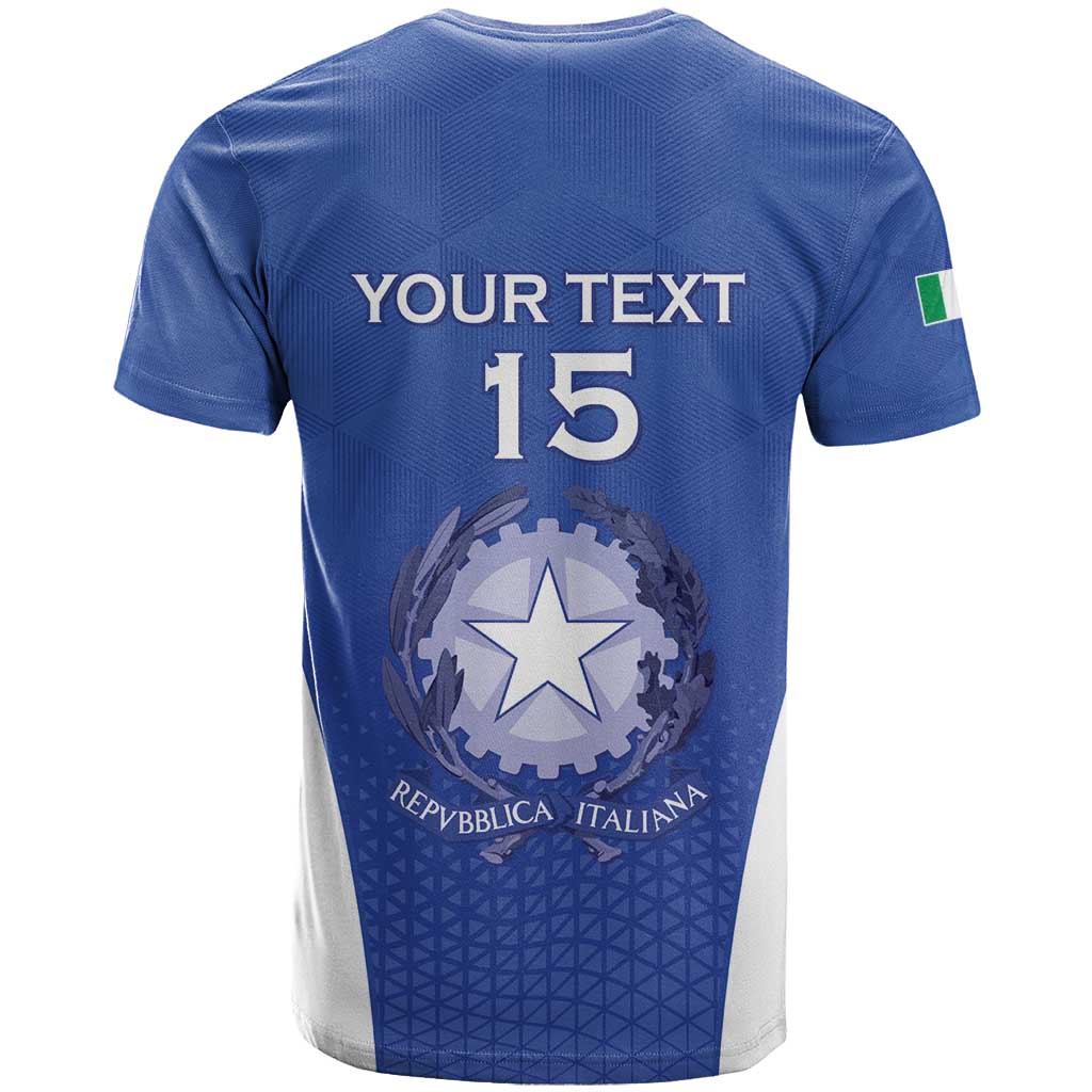 Italy Rugby Custom T Shirt Go Gli Azzurri - Wonder Print Shop