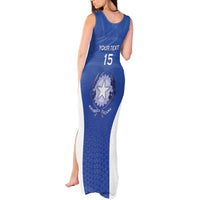 Italy Rugby Custom Tank Maxi Dress Go Gli Azzurri - Wonder Print Shop