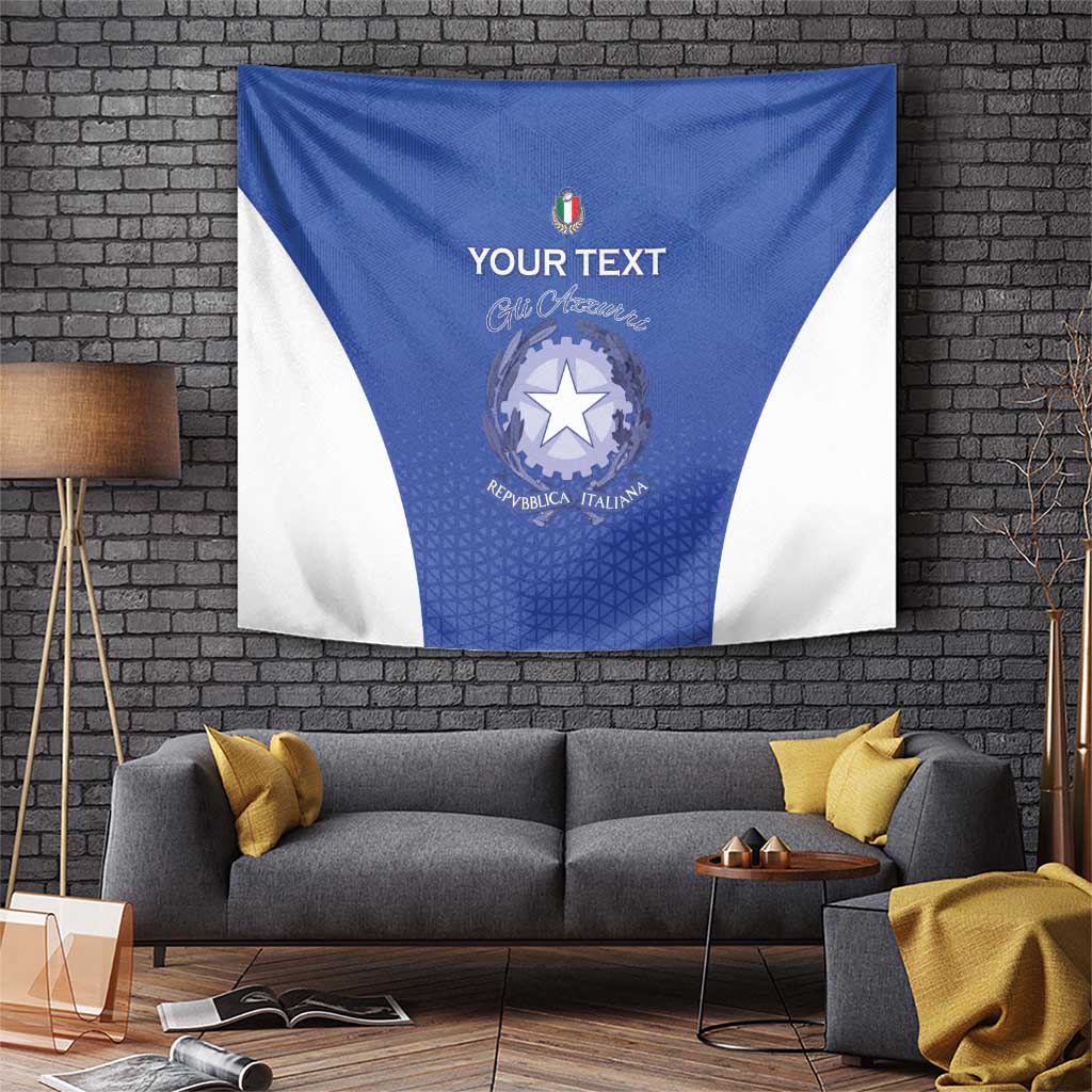 Italy Rugby Custom Tapestry Go Gli Azzurri - Wonder Print Shop