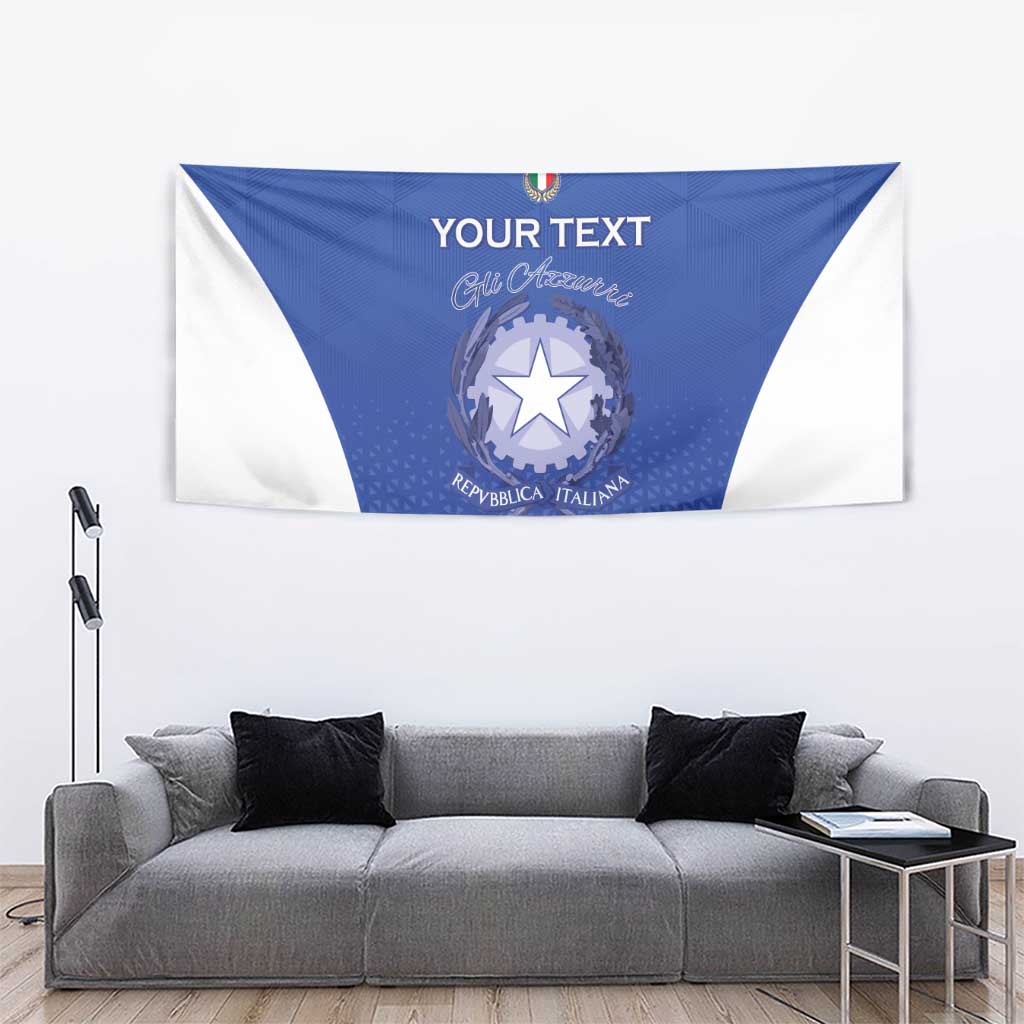 Italy Rugby Custom Tapestry Go Gli Azzurri - Wonder Print Shop