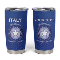 Italy Rugby Custom Tumbler Cup Go Gli Azzurri - Wonder Print Shop