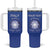 Italy Rugby Custom Tumbler With Handle Go Gli Azzurri - Wonder Print Shop
