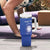 Italy Rugby Custom Tumbler With Handle Go Gli Azzurri - Wonder Print Shop