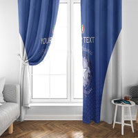 Italy Rugby Custom Window Curtain Go Gli Azzurri - Wonder Print Shop