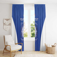 Italy Rugby Custom Window Curtain Go Gli Azzurri - Wonder Print Shop