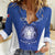 Italy Rugby Custom Women Casual Shirt Go Gli Azzurri - Wonder Print Shop