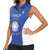 Italy Rugby Custom Women Sleeveless Polo Shirt Go Gli Azzurri - Wonder Print Shop