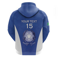 Italy Rugby Custom Zip Hoodie Go Gli Azzurri - Wonder Print Shop