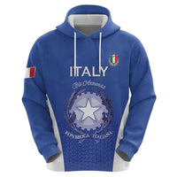 Italy Rugby Custom Zip Hoodie Go Gli Azzurri - Wonder Print Shop