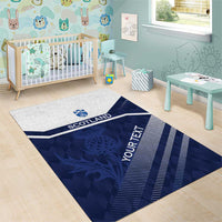 Scotland Rugby Custom Area Rug Come On Thistle - Wonder Print Shop
