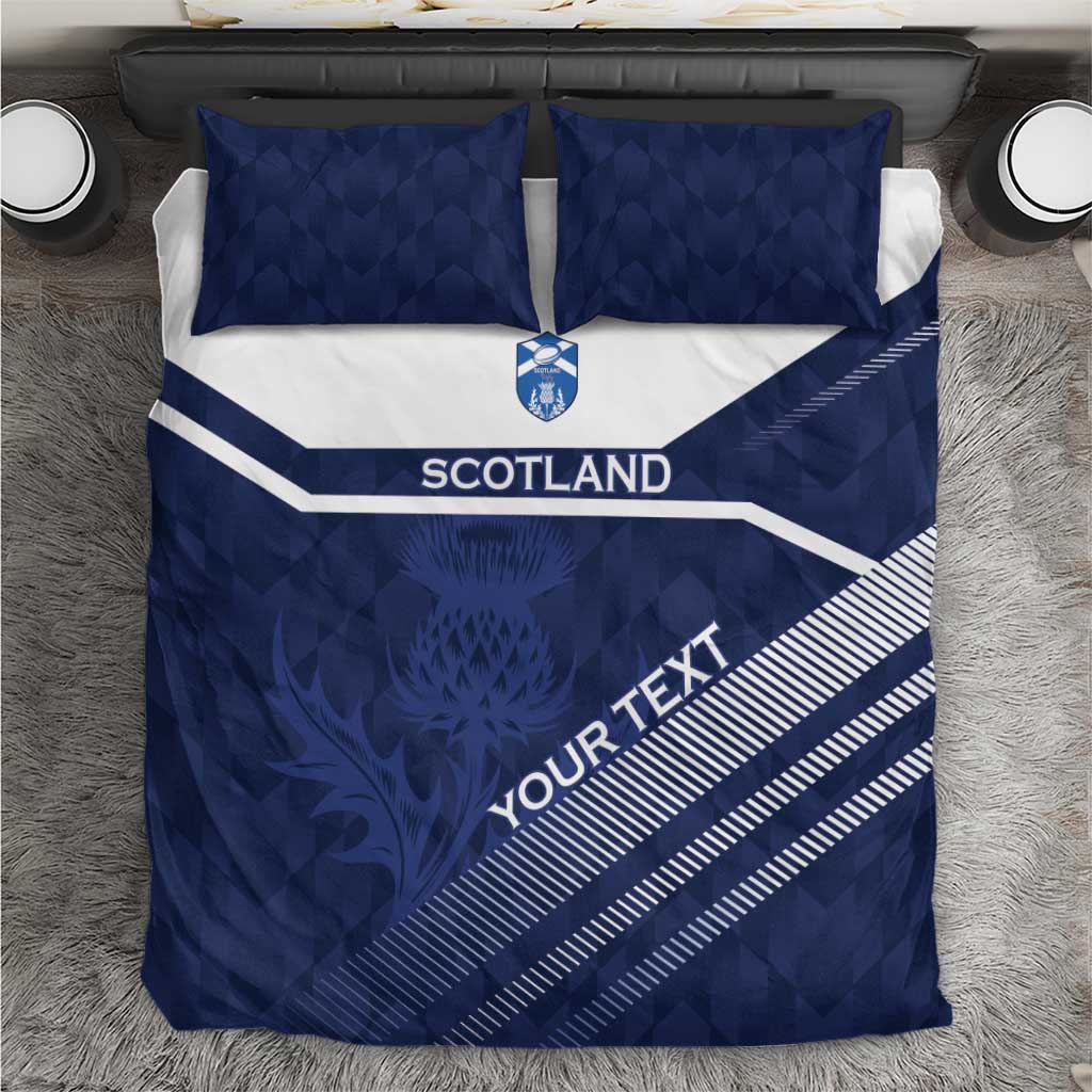 Scotland Rugby Custom Bedding Set Come On Thistle - Wonder Print Shop
