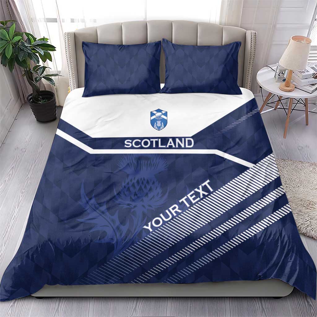 Scotland Rugby Custom Bedding Set Come On Thistle - Wonder Print Shop