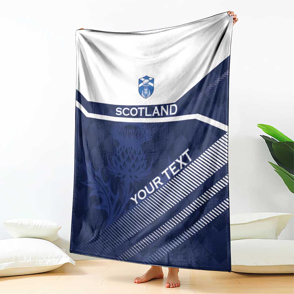 Scotland Rugby Custom Blanket Come On Thistle - Wonder Print Shop