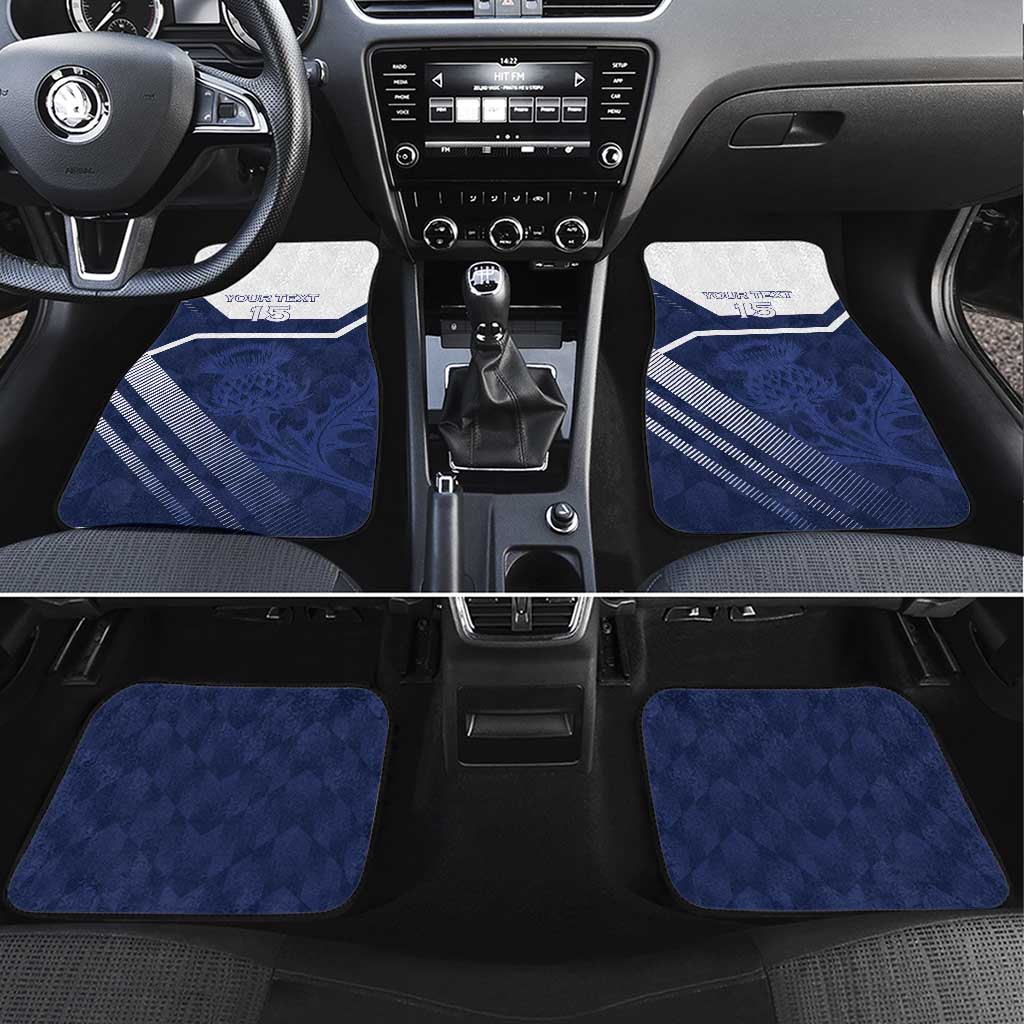 Scotland Rugby Custom Car Mats Come On Thistle - Wonder Print Shop