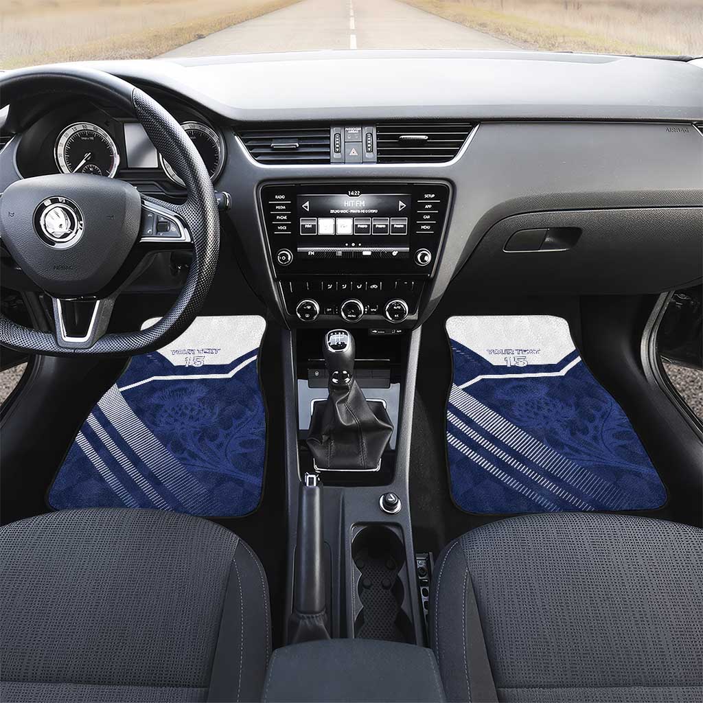 Scotland Rugby Custom Car Mats Come On Thistle - Wonder Print Shop