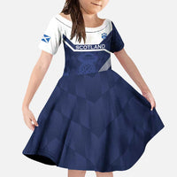 Scotland Rugby Custom Family Matching Mermaid Dress and Hawaiian Shirt Come On Thistle - Wonder Print Shop