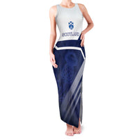 Scotland Rugby Custom Family Matching Tank Maxi Dress and Hawaiian Shirt Come On Thistle - Wonder Print Shop