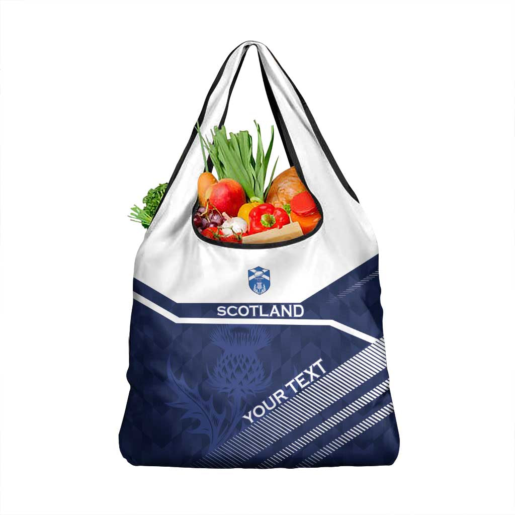 Scotland Rugby Custom Grocery Bag Come On Thistle - Wonder Print Shop
