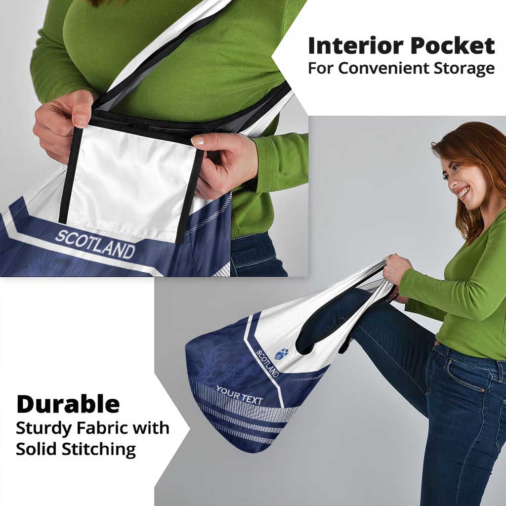 Scotland Rugby Custom Grocery Bag Come On Thistle - Wonder Print Shop