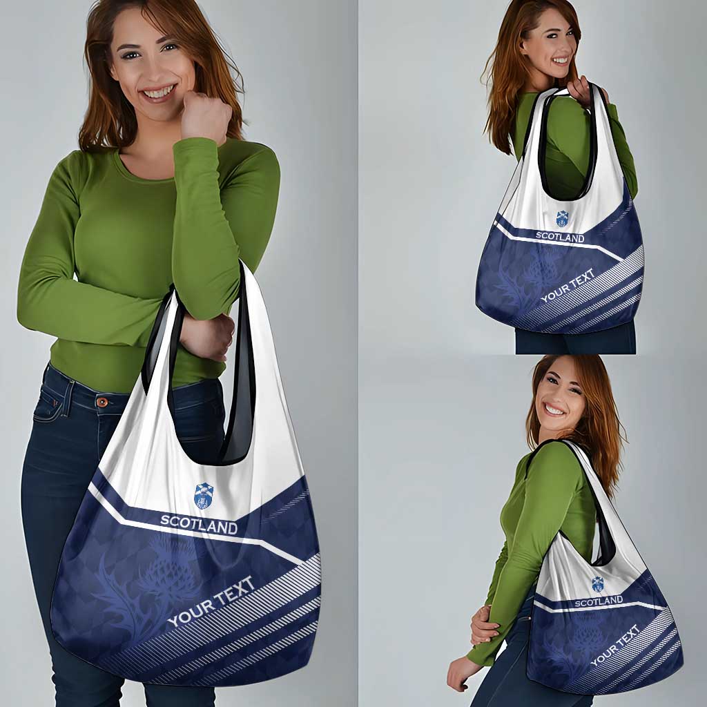 Scotland Rugby Custom Grocery Bag Come On Thistle - Wonder Print Shop
