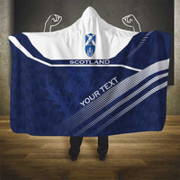 Scotland Rugby Custom Hooded Blanket Come On Thistle - Wonder Print Shop